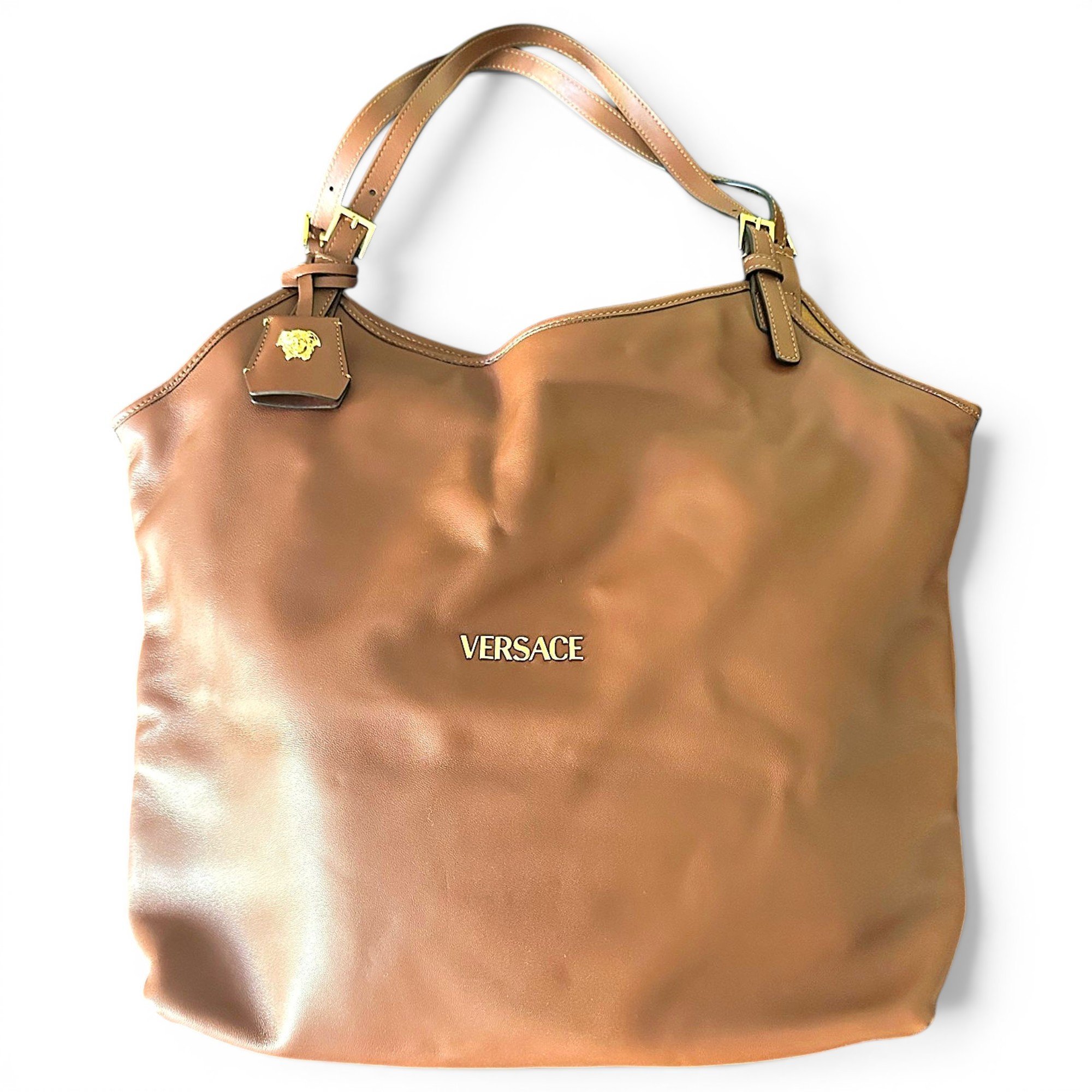 Leather tote
