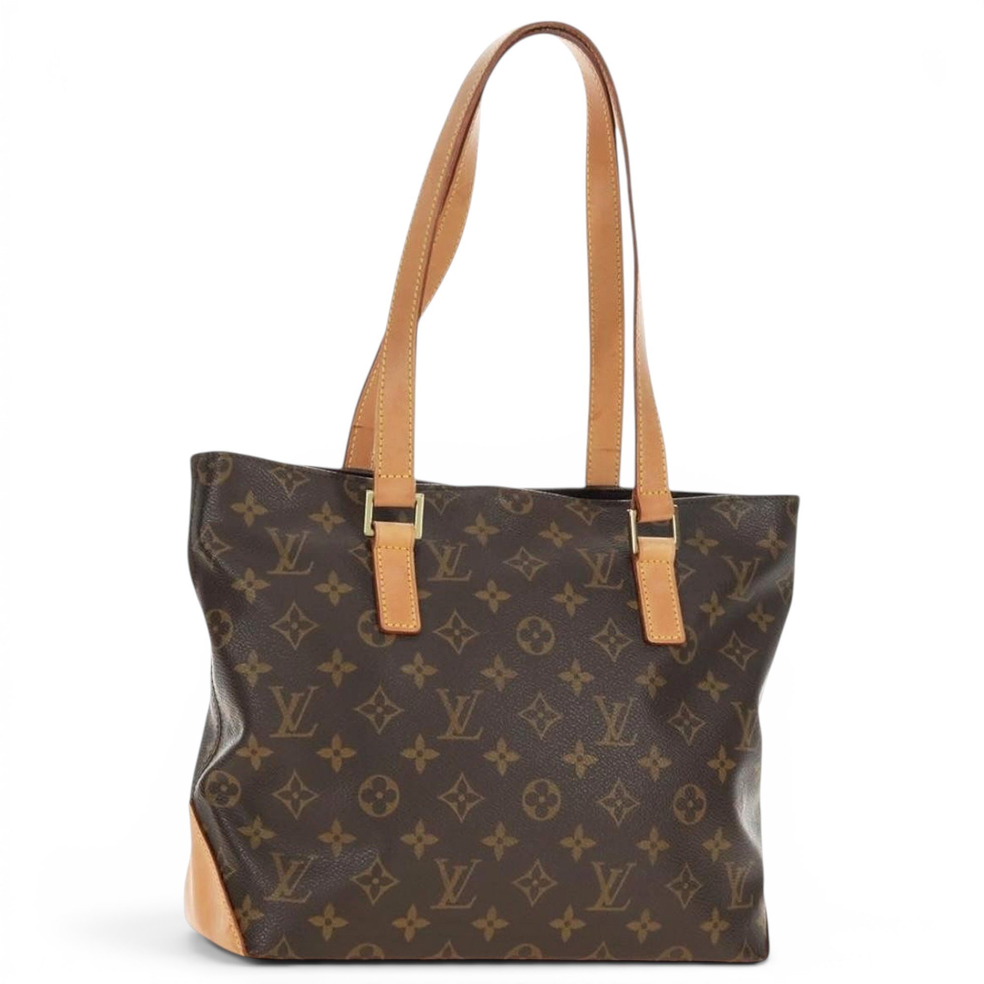 Piano leather tote