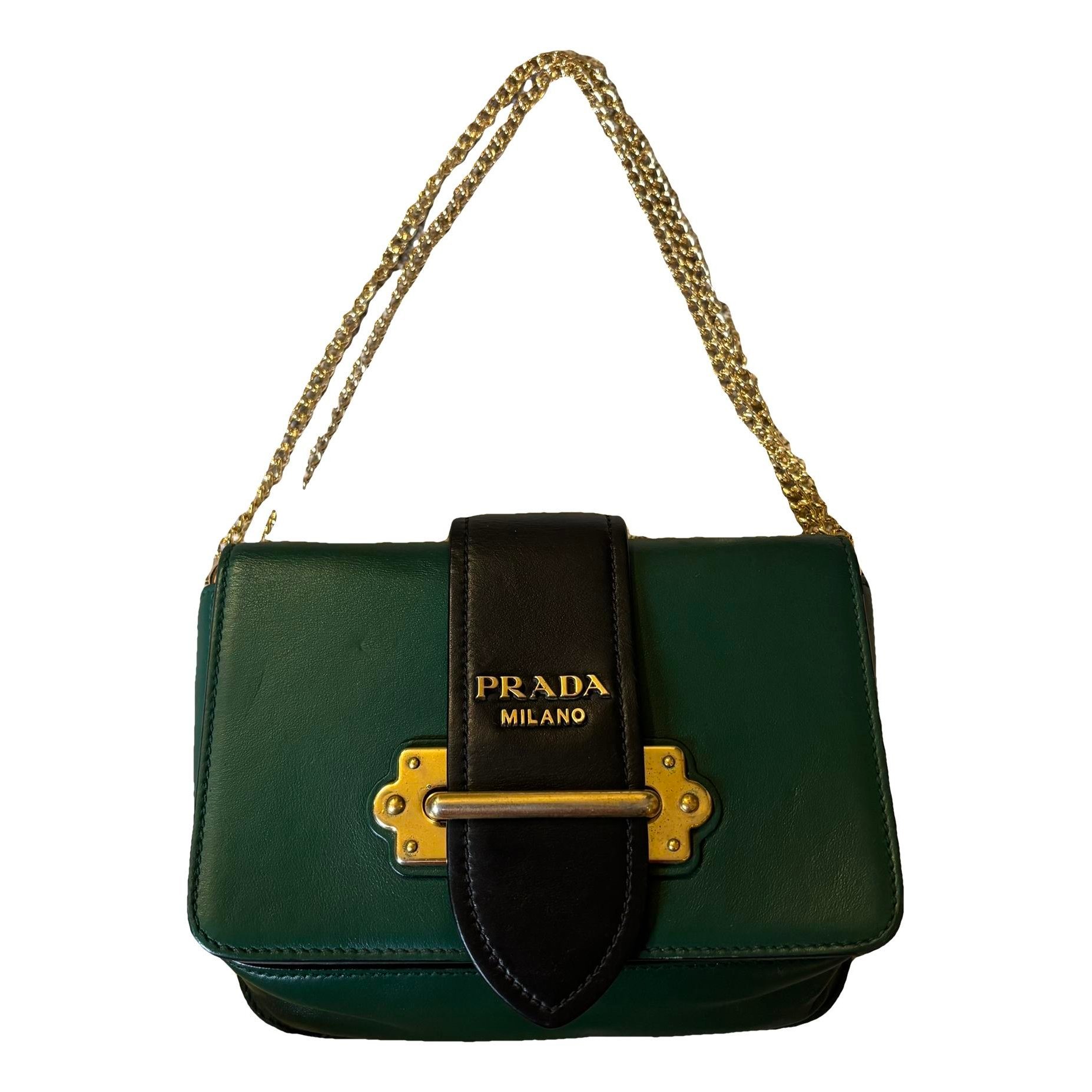 Prada Cahier leather crossbody bag
