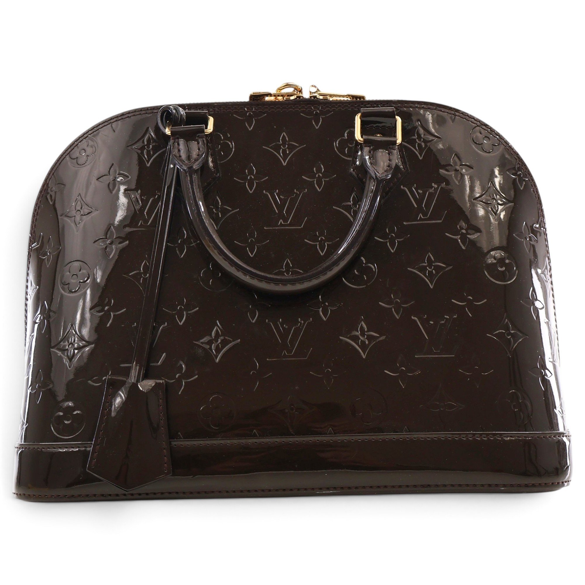 Alma patent leather tote