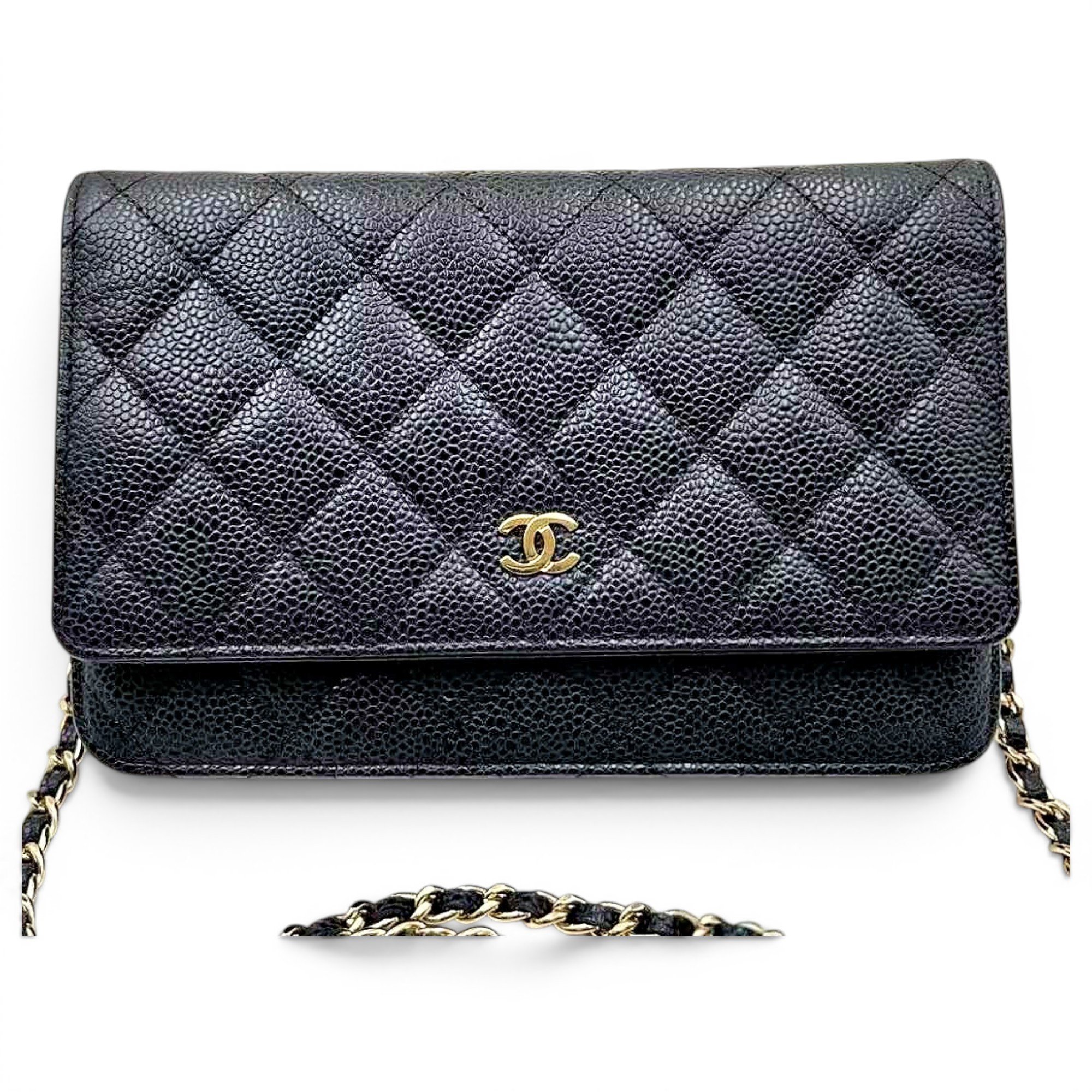 Wallet On Chain Timeless/Classique leather crossbody bag