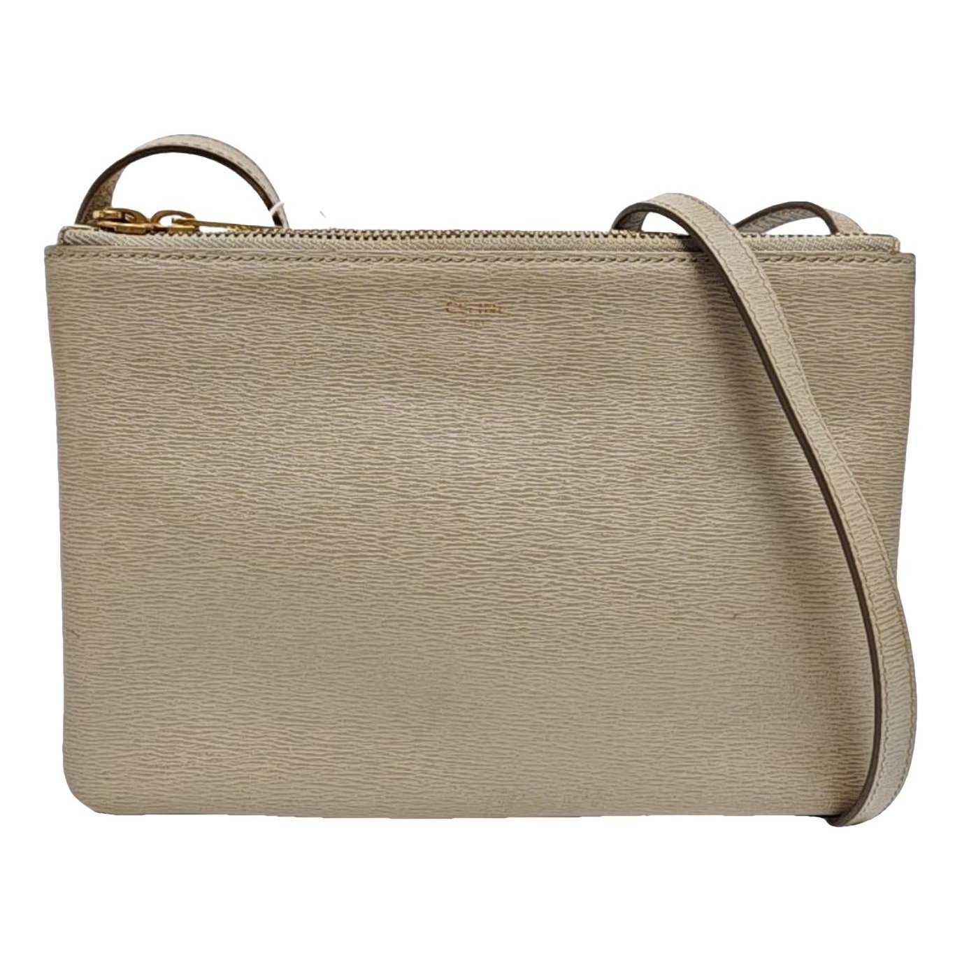 Trio leather crossbody bag