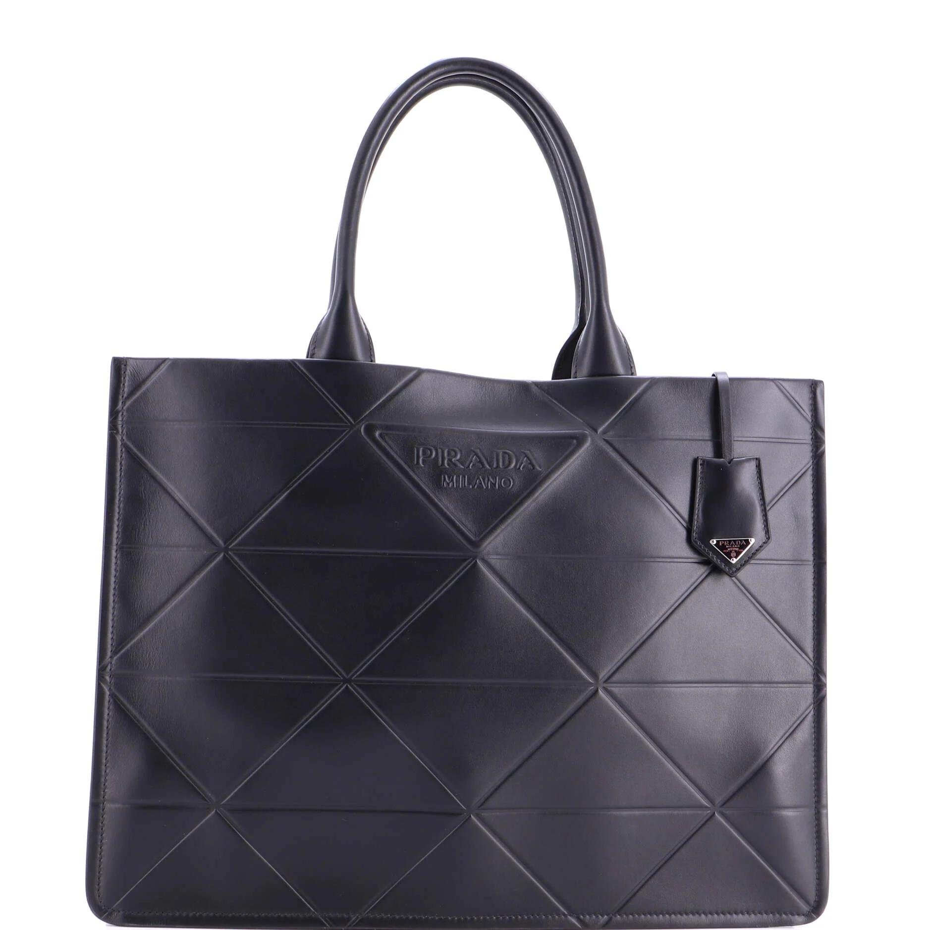 Leather tote