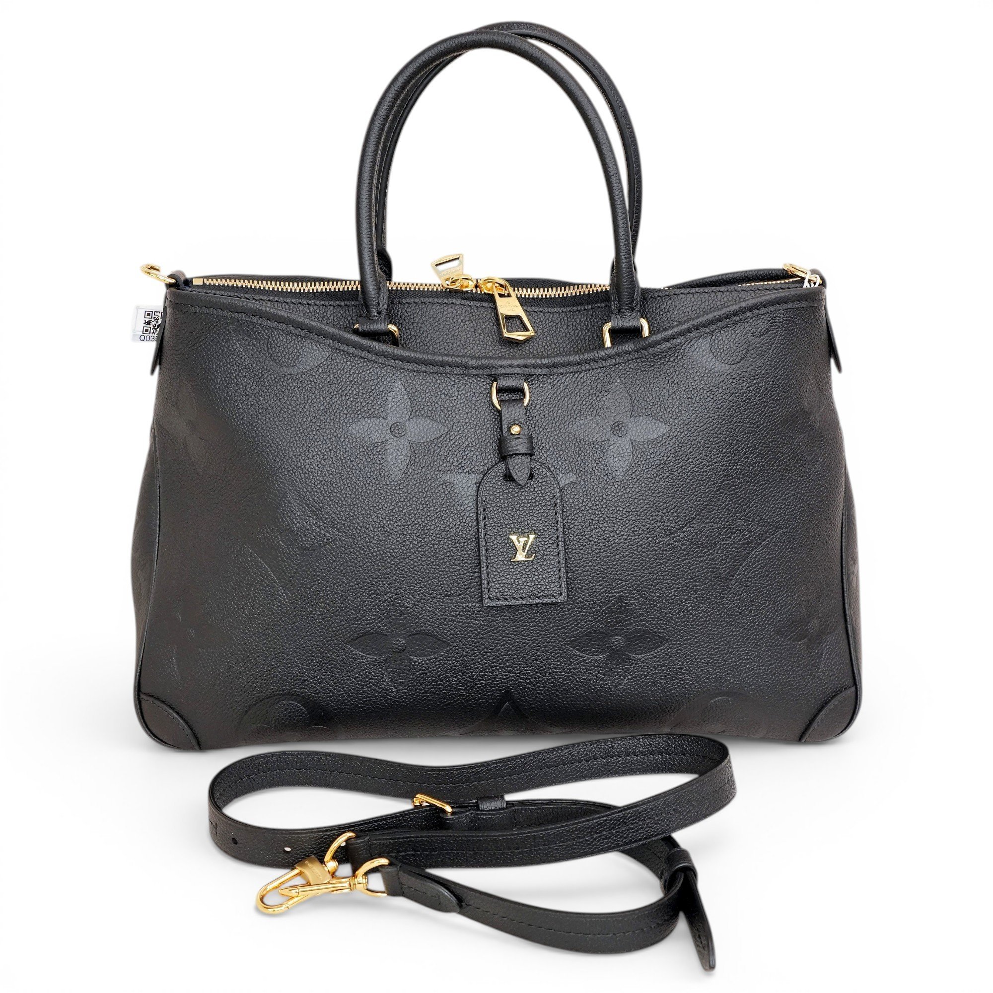 Leather tote
