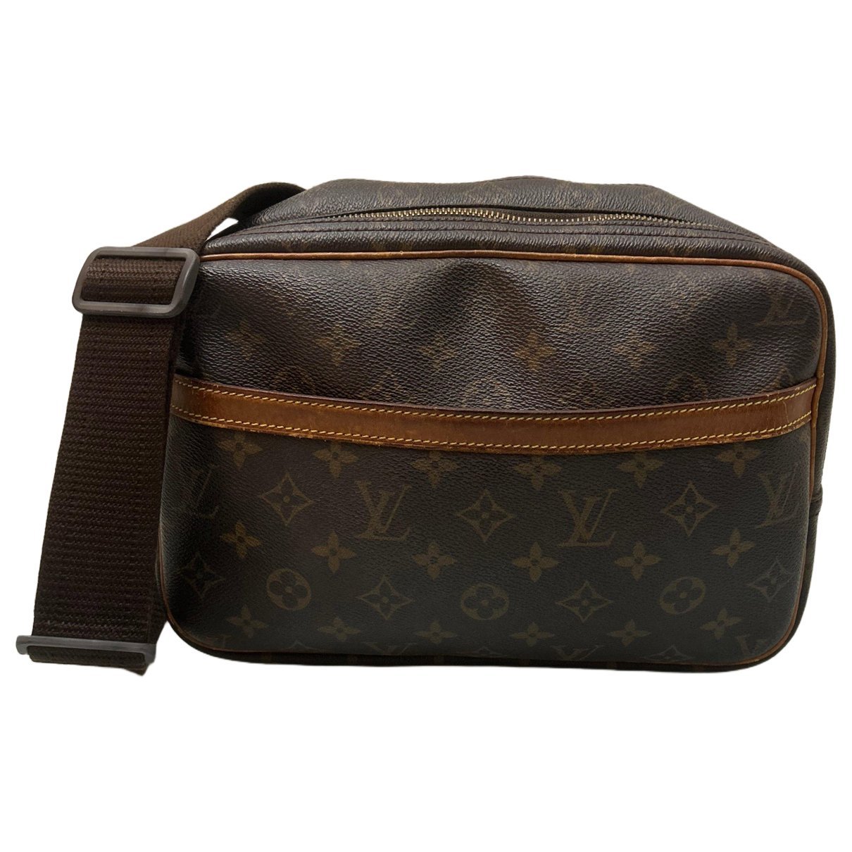 Reporter leather handbag