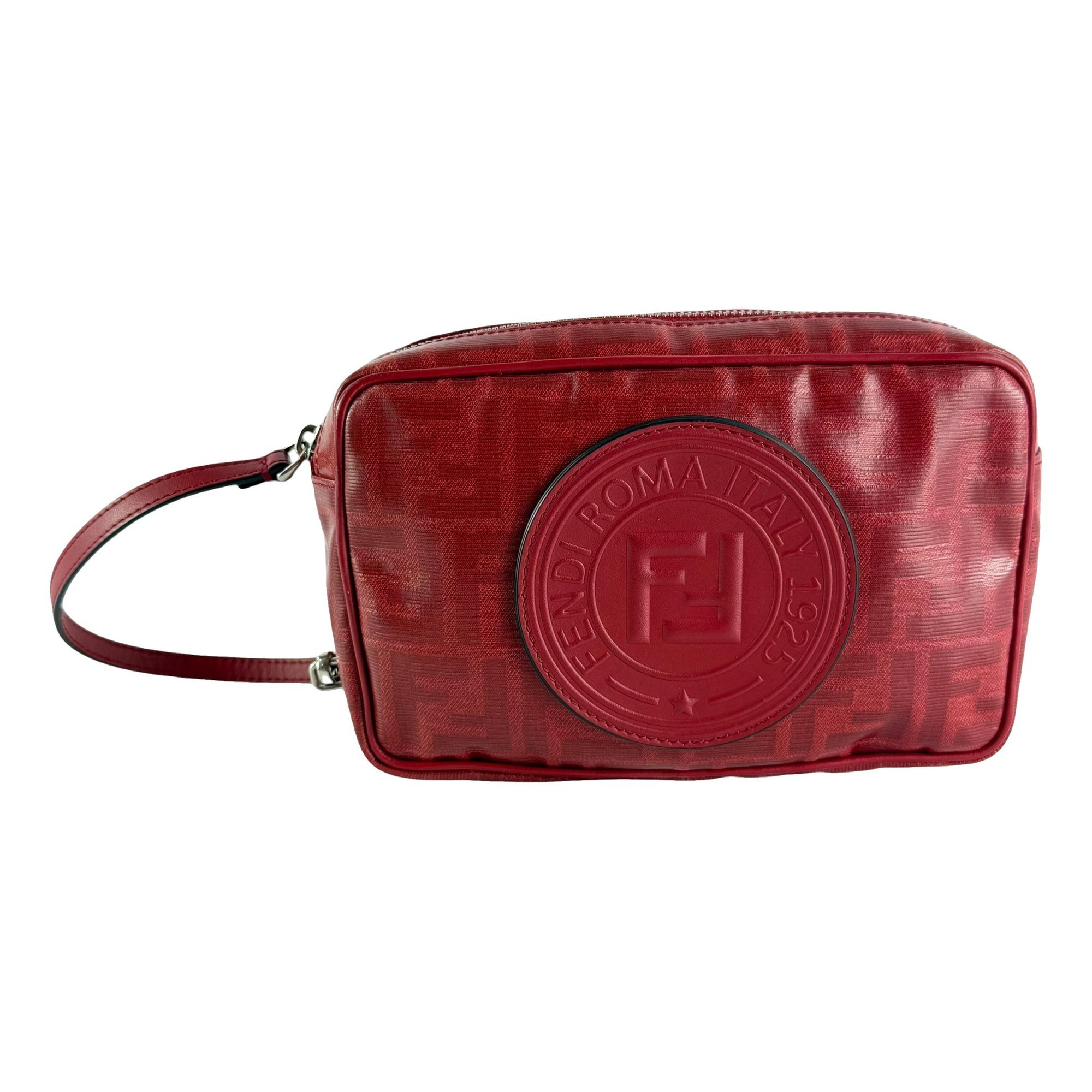 Vinyl clutch bag