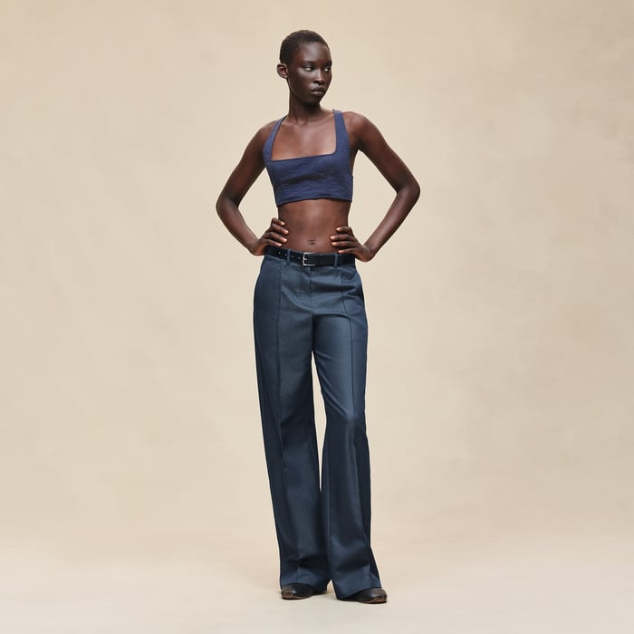 Bleu Outremer Quilted Bra