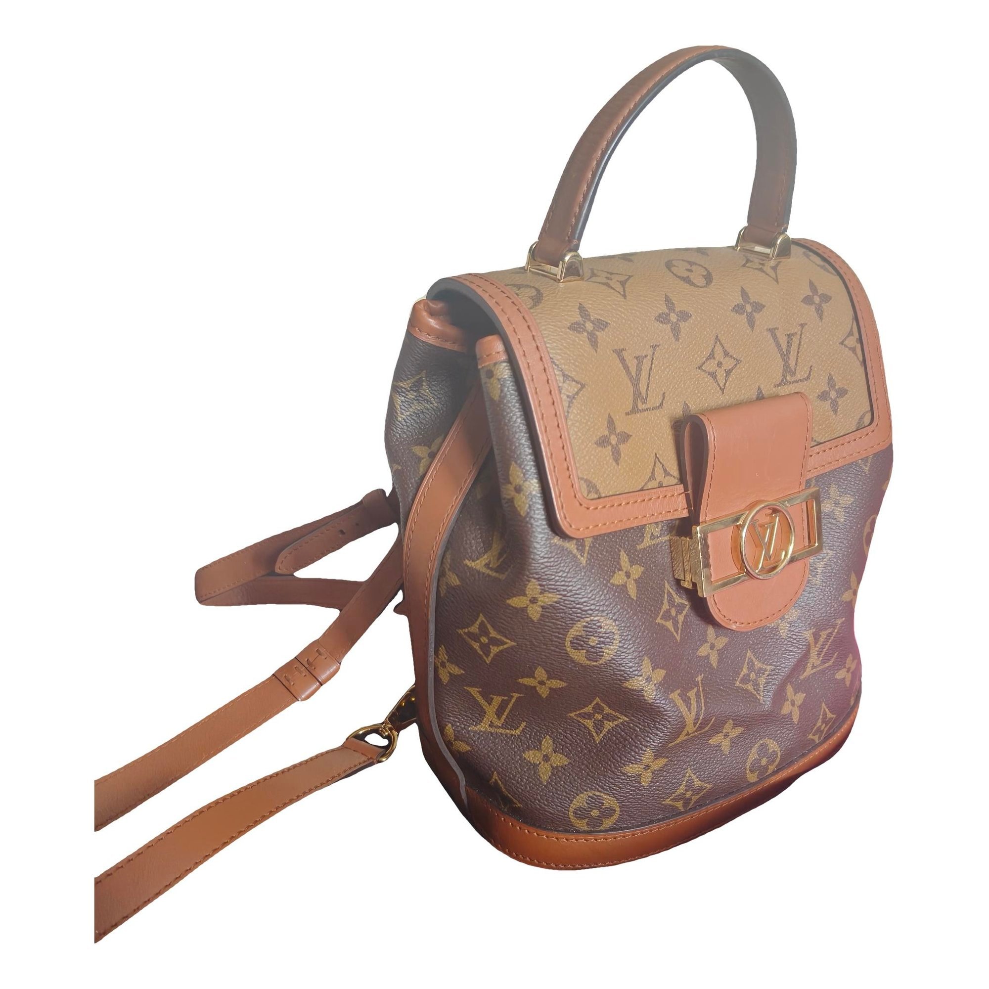 Dauphine leather backpack