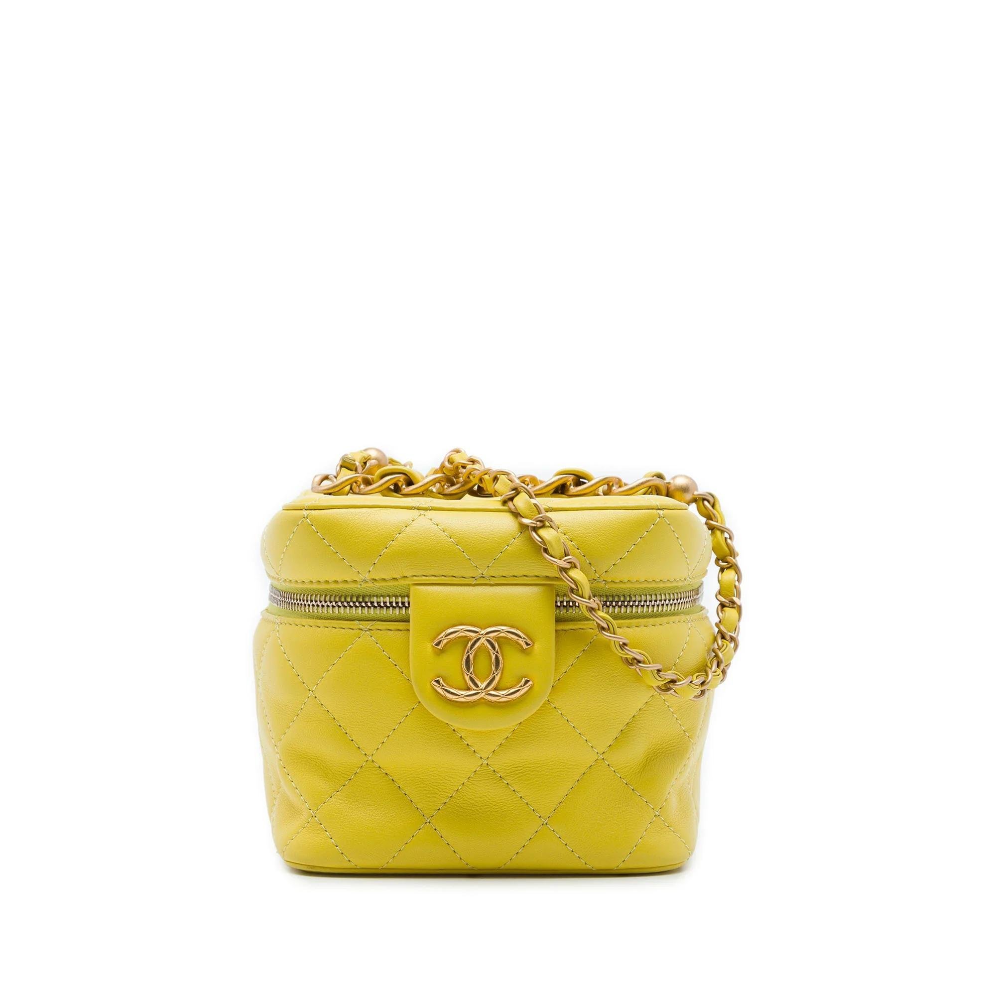 Vanity leather satchel