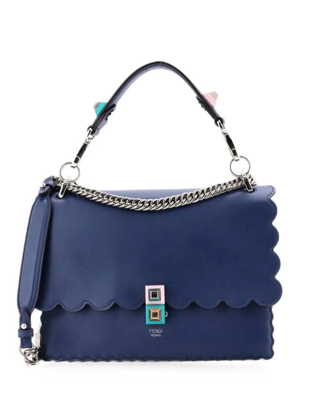 Fendi Kan I Bag Leather Medium shoulder bag