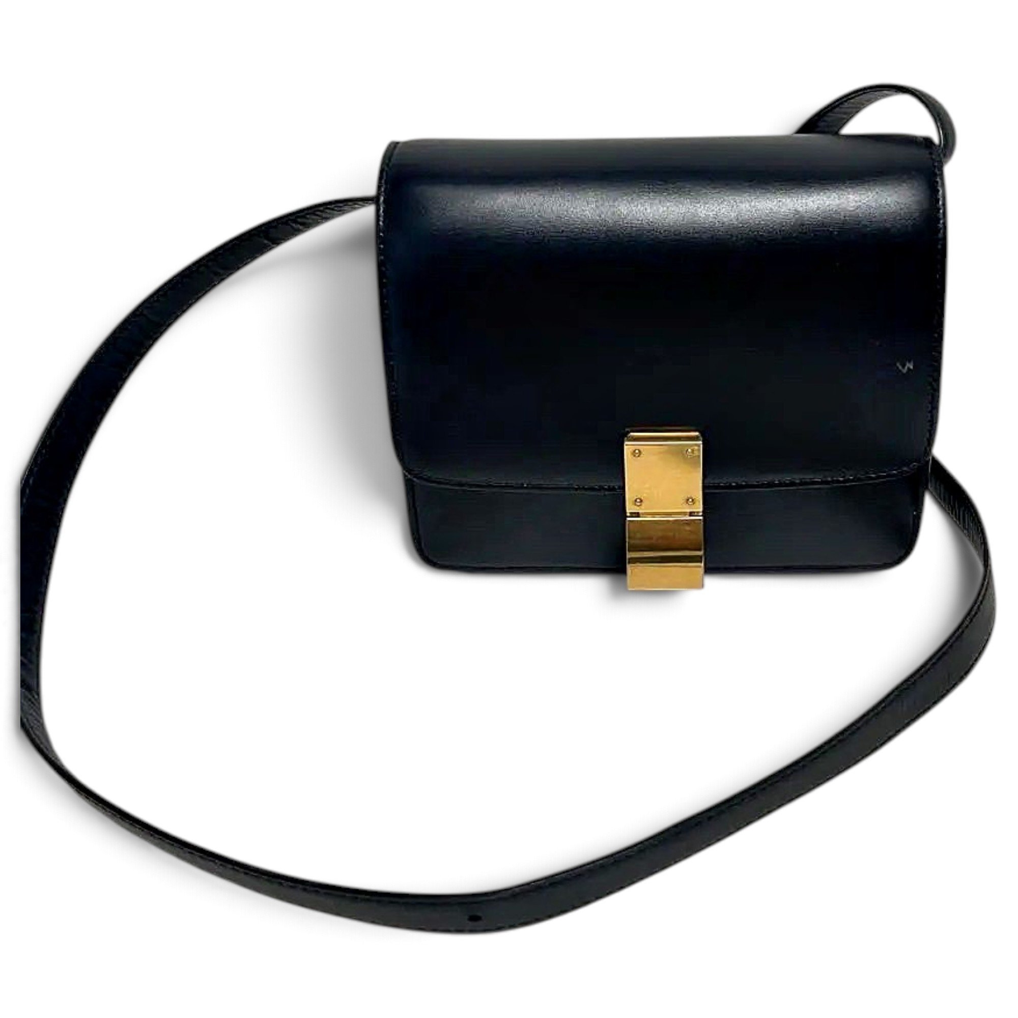 Classic leather crossbody bag