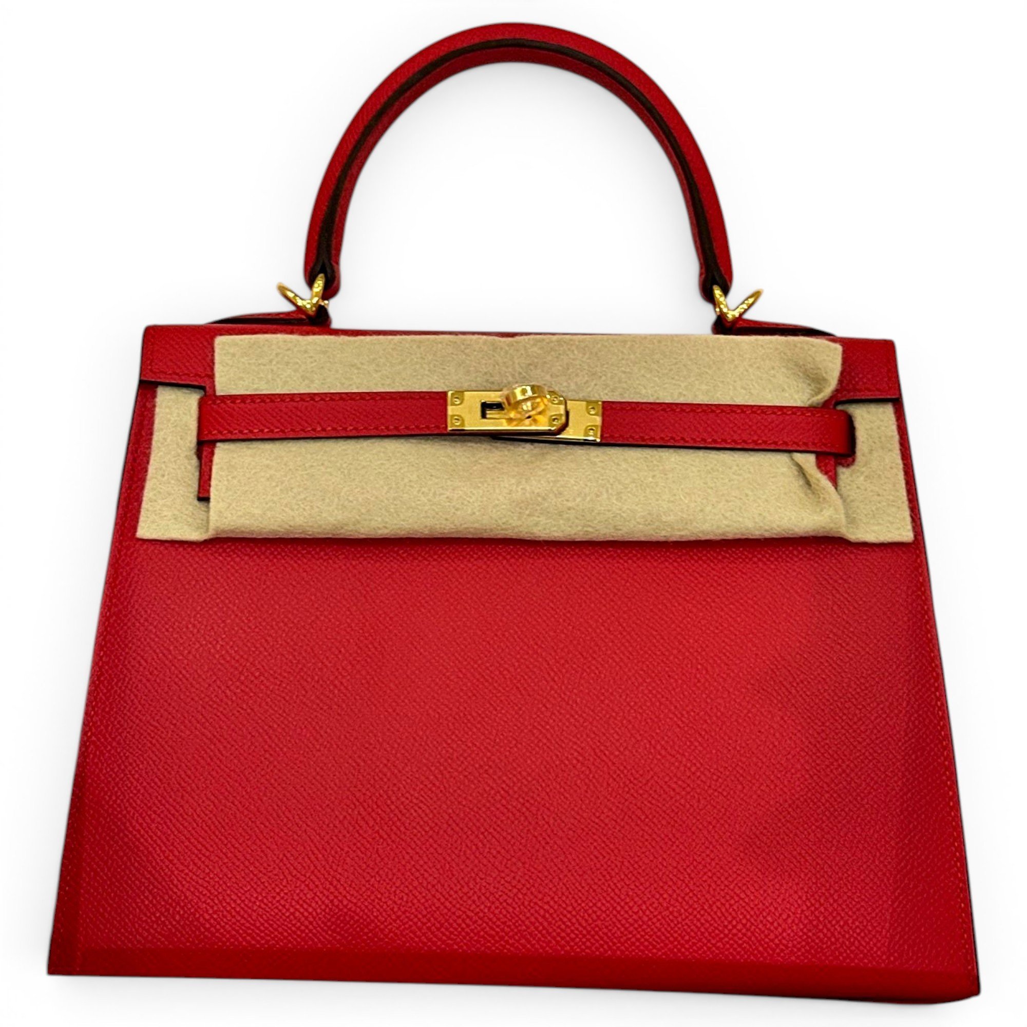 Kelly 25 leather handbag