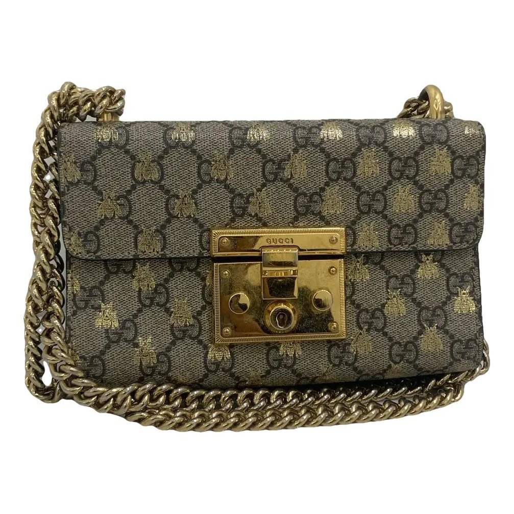 Padlock vinyl handbag