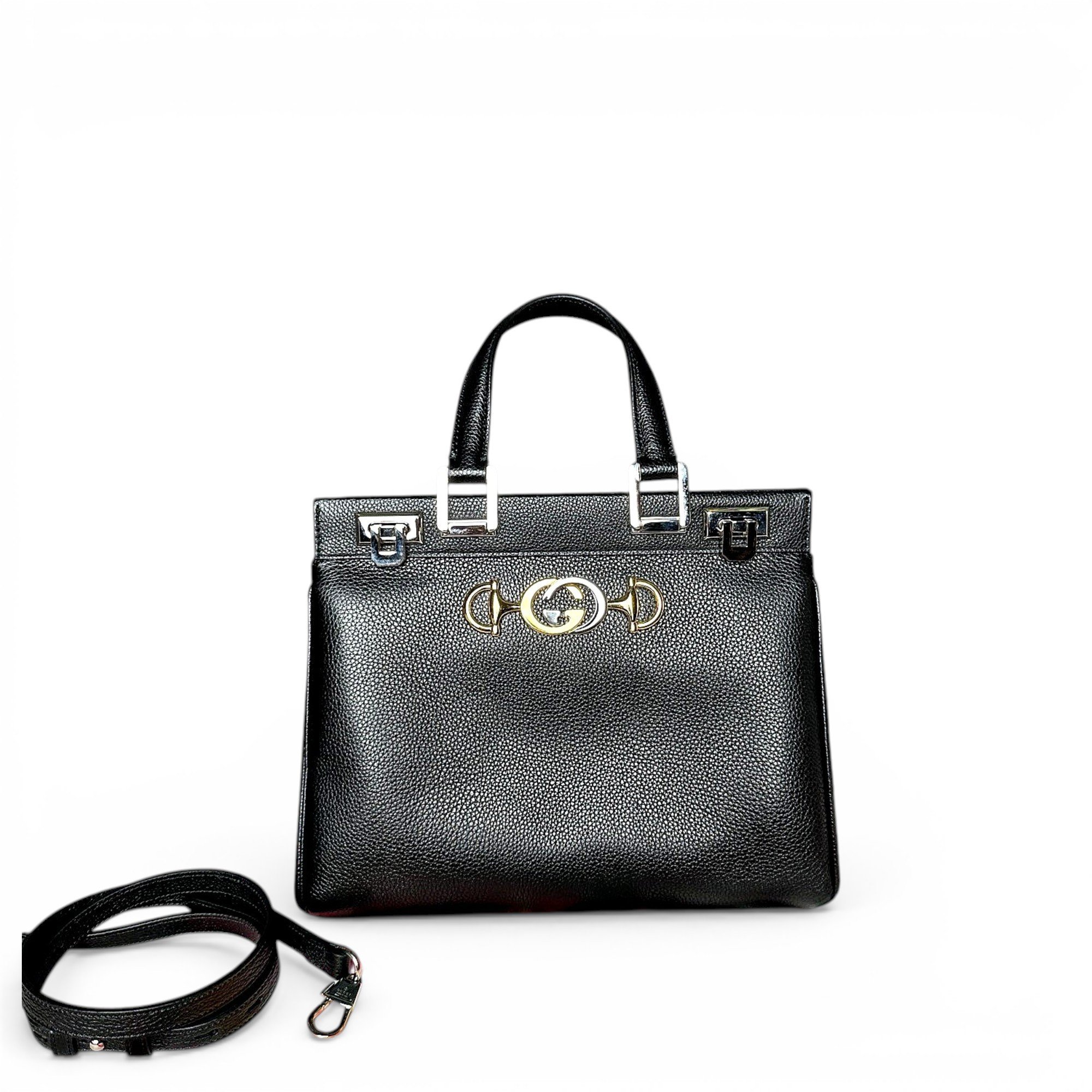 Zumi leather handbag