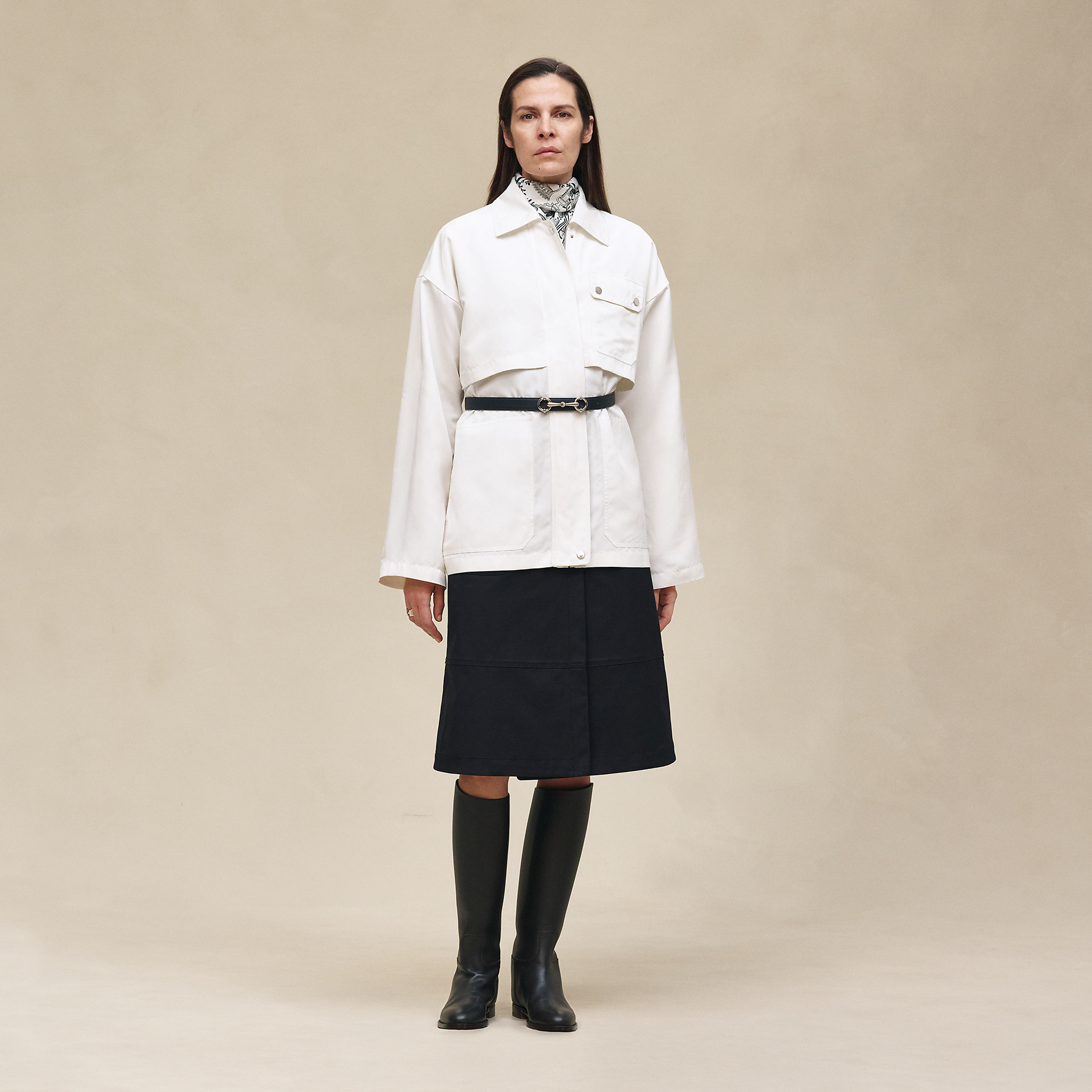 Short safari coat