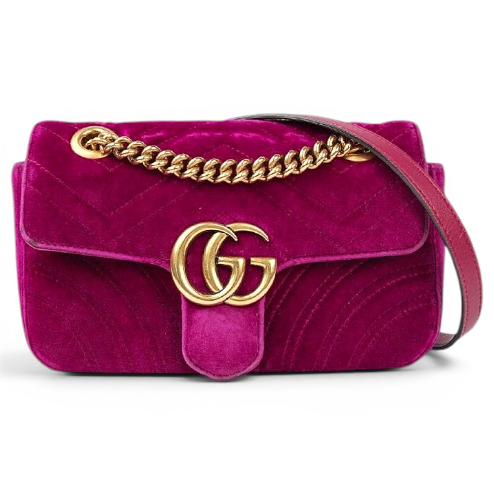 Marmont velvet crossbody bag