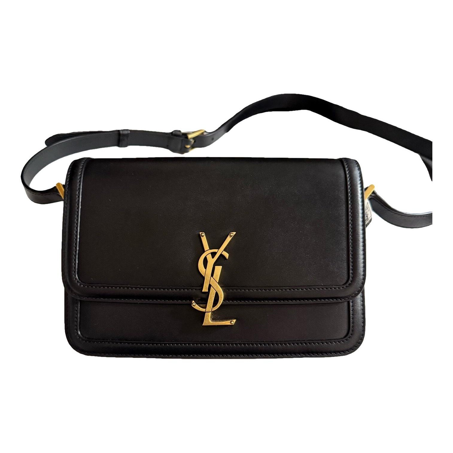 Solférino leather handbag