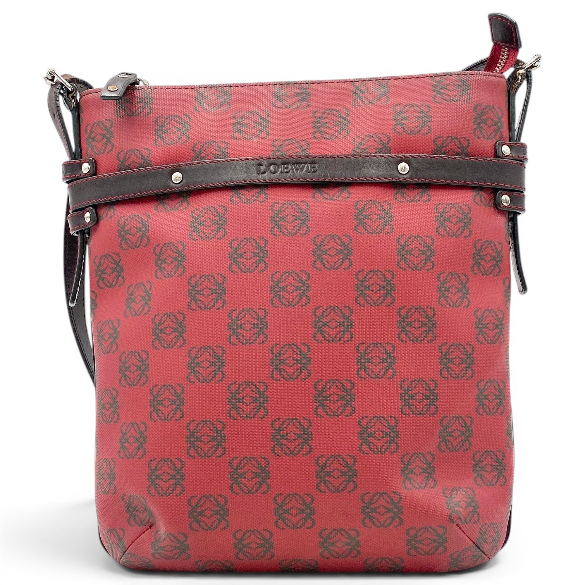 Anagram crossbody bag