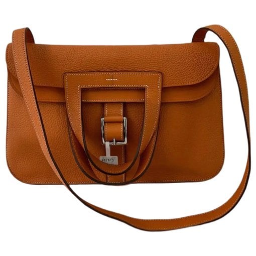 Hermes Halzan Handbag Orange