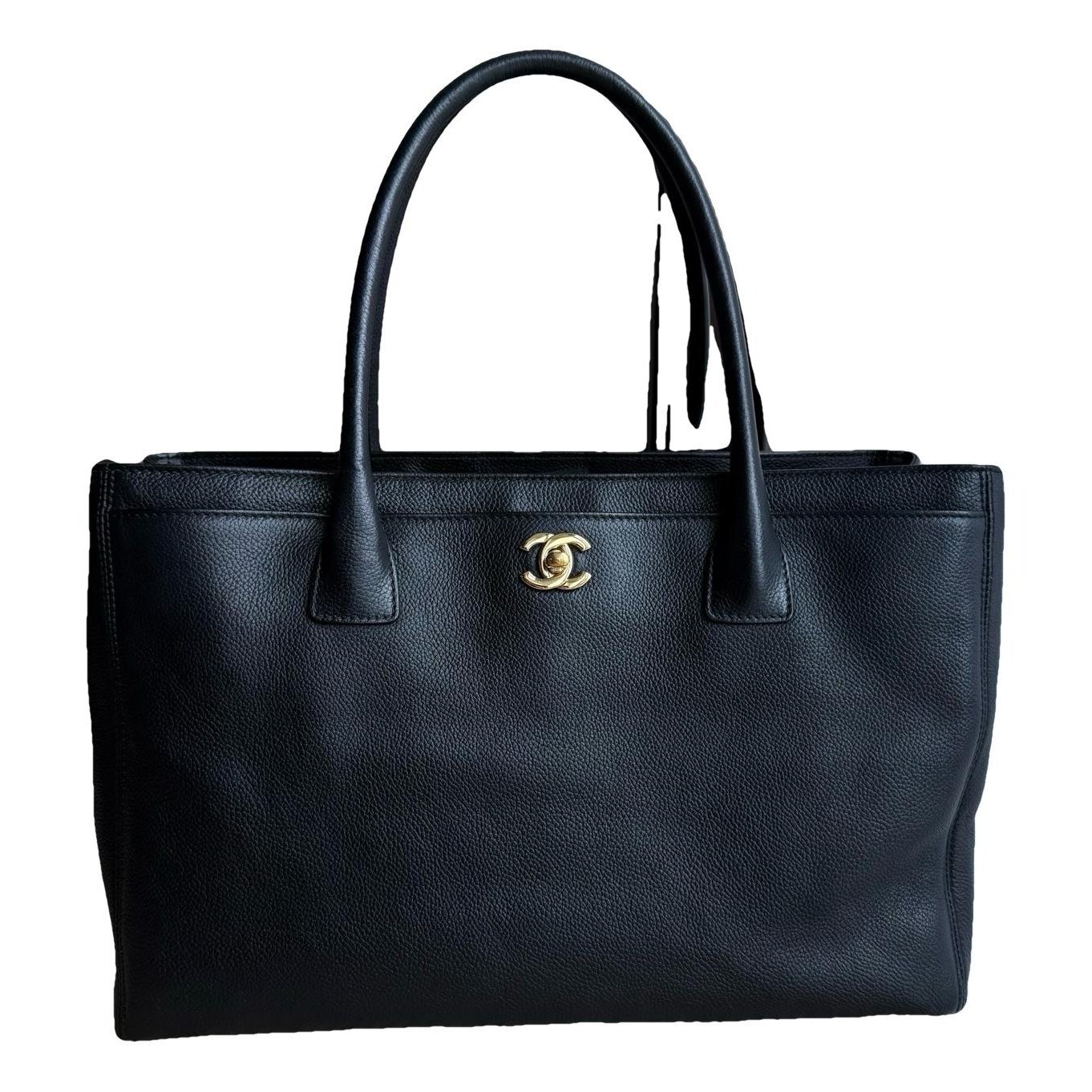 Executive leather tote