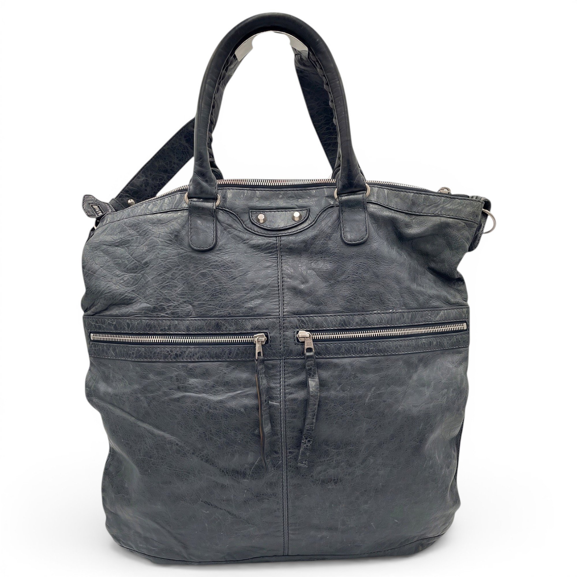 Balenciaga Vélo leather tote