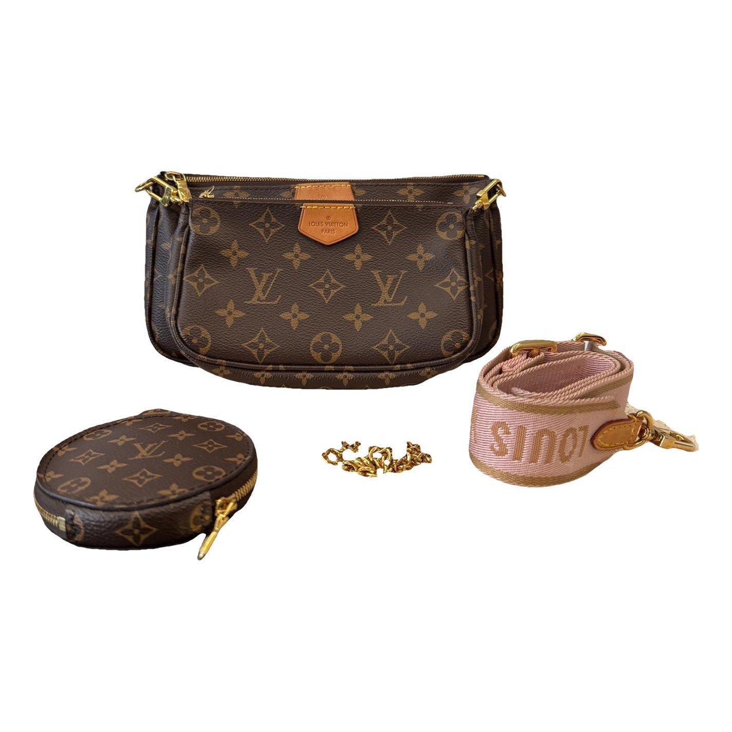 Multi Pochette Accessoires leather handbag