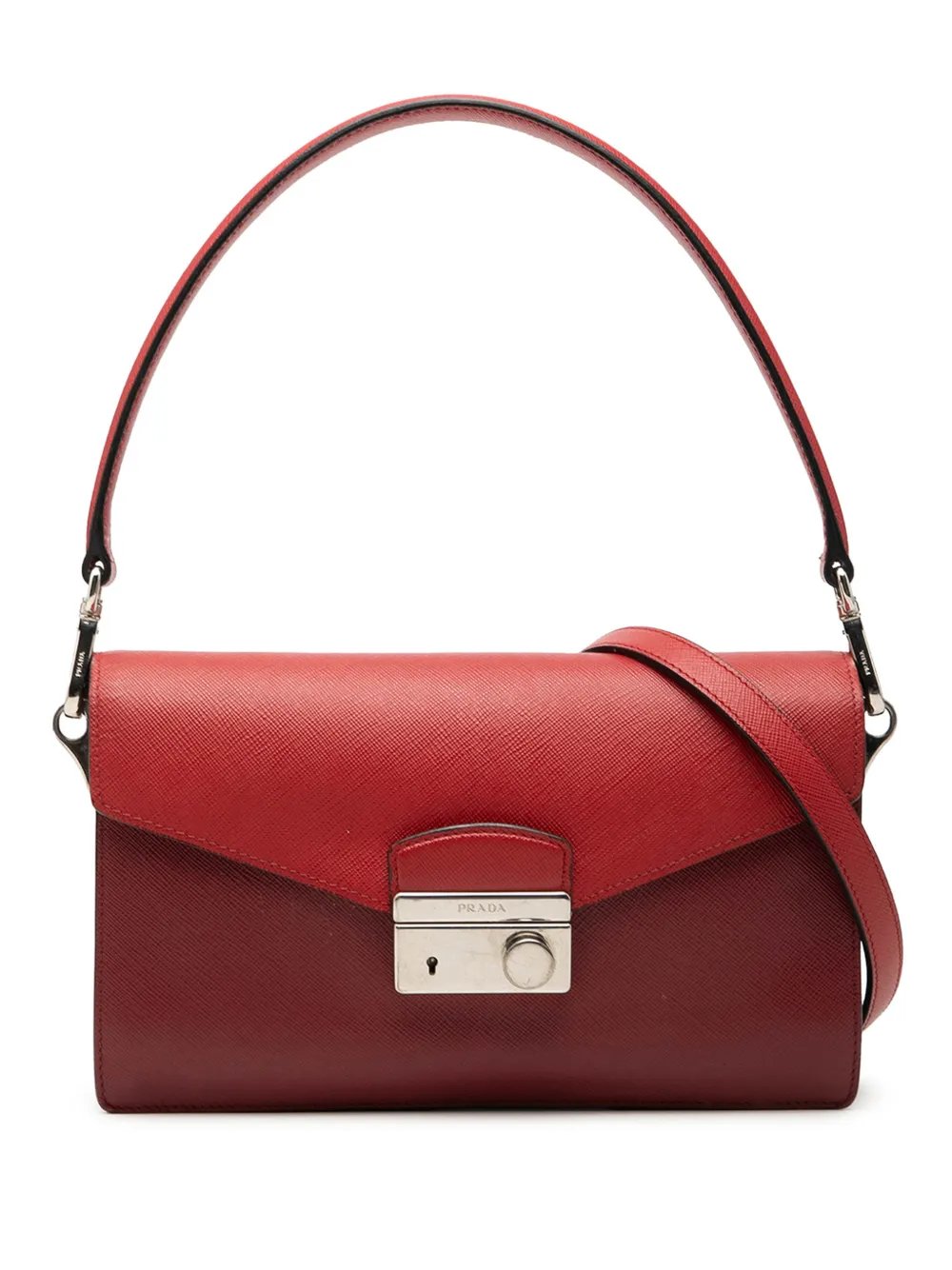 2013-2026 Mini Saffiano Lux Sound Lock satchel