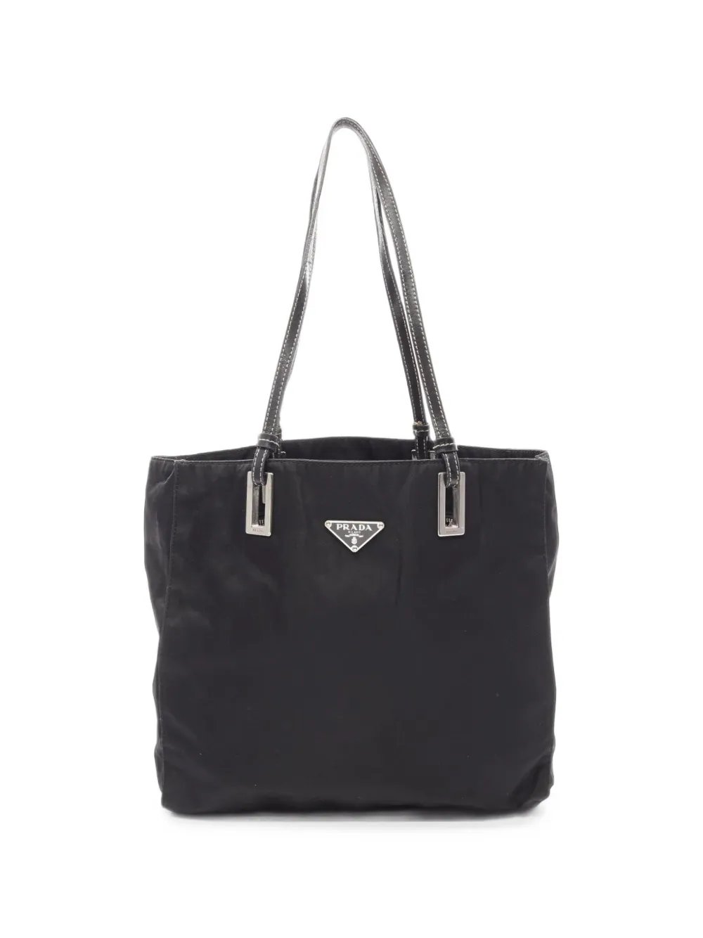 2000s logo-plaque tote bag