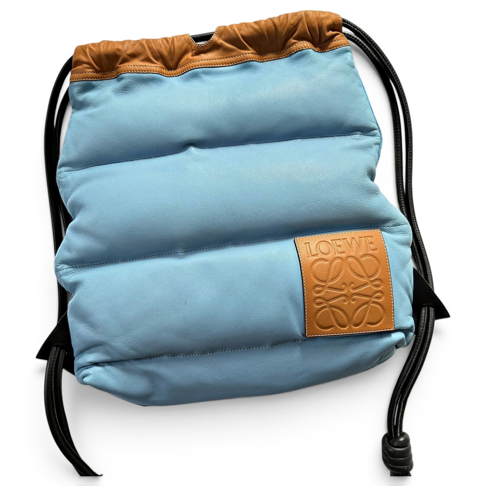Leather backpack
