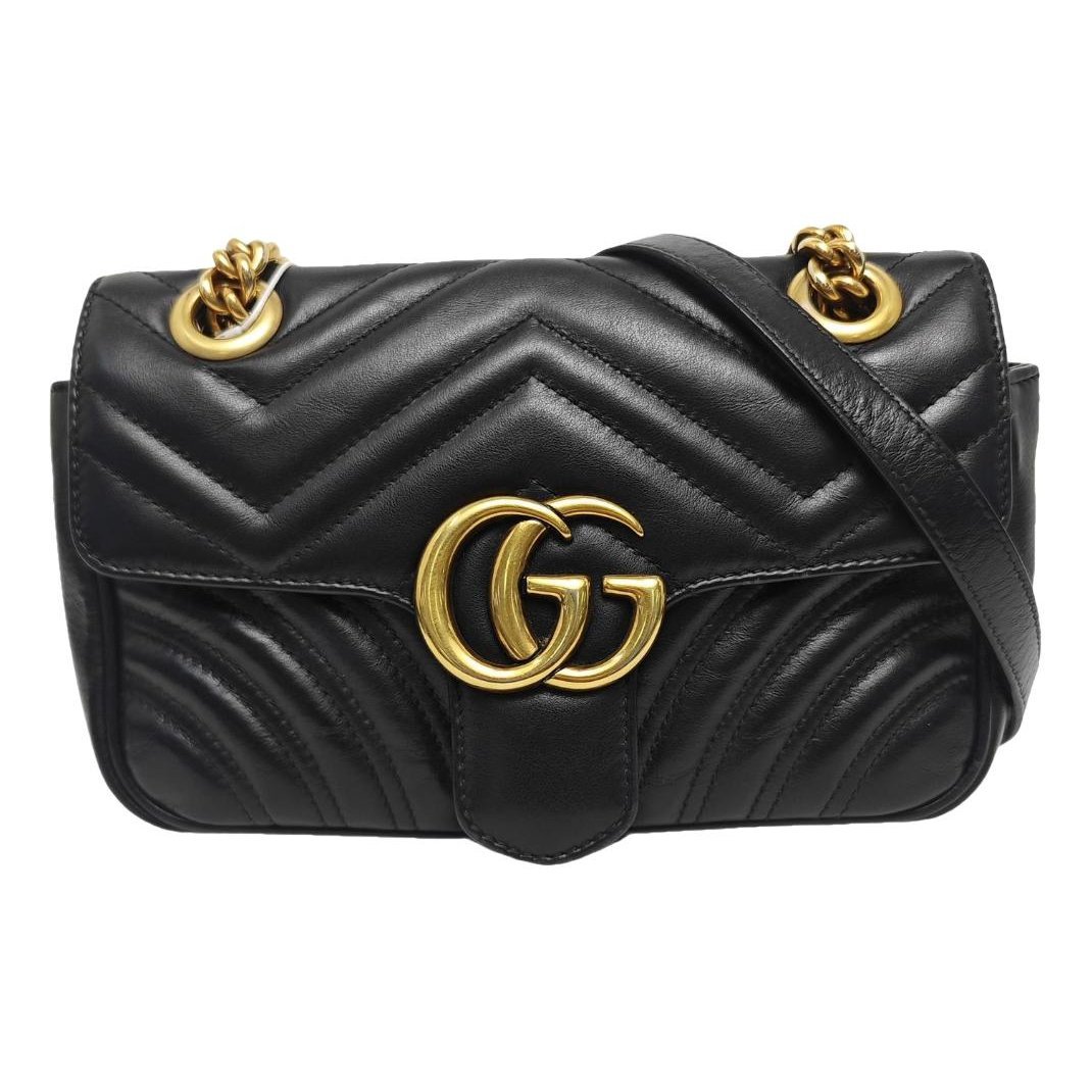 GG Marmont Flap leather handbag