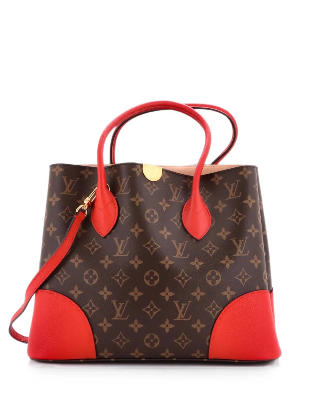 Flandrin Handbag Monogram Canvas and Leather tote bag