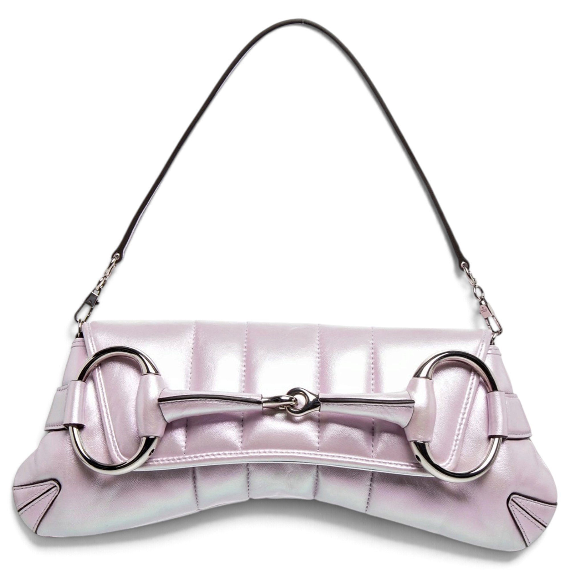 Horsebit Chain leather handbag