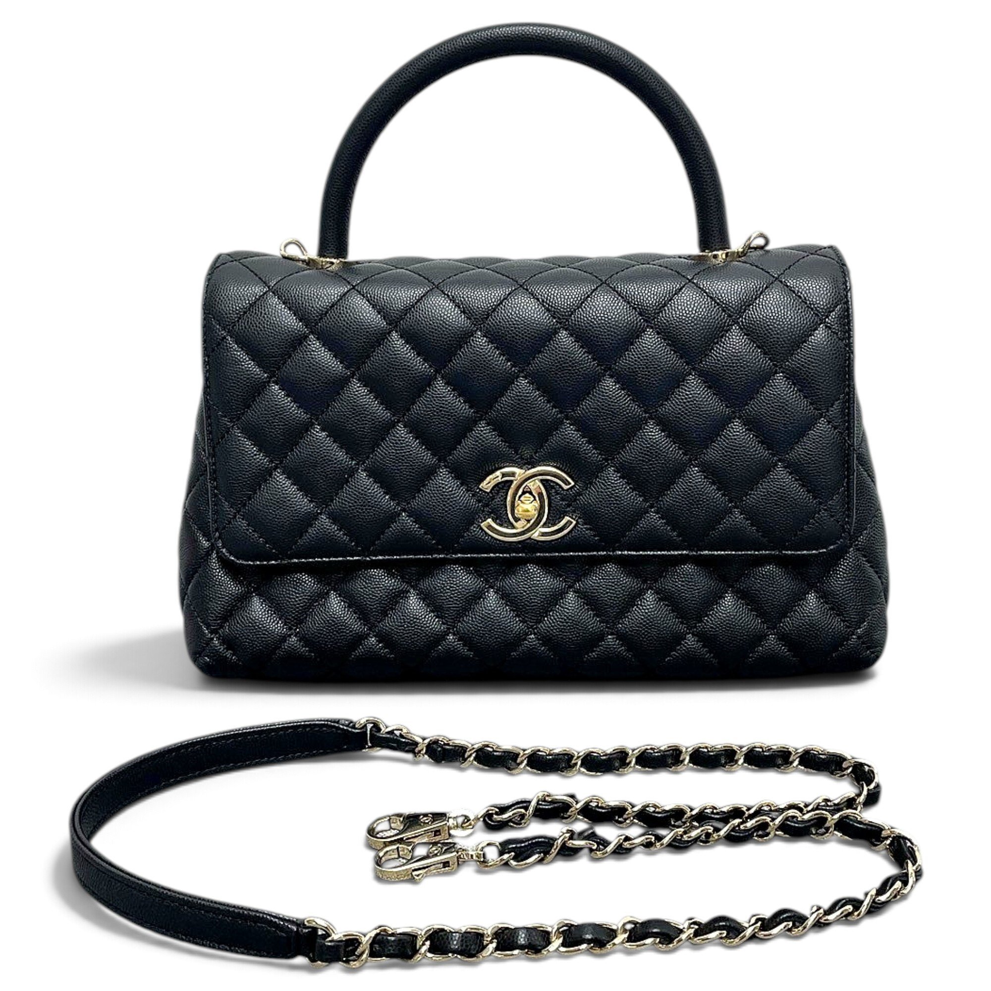 Coco Handle leather crossbody bag
