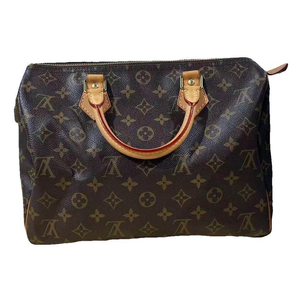 Speedy leather handbag