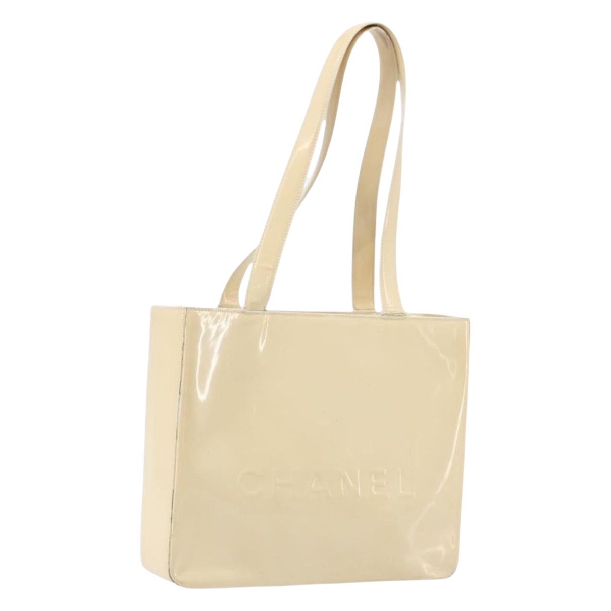 Patent leather tote