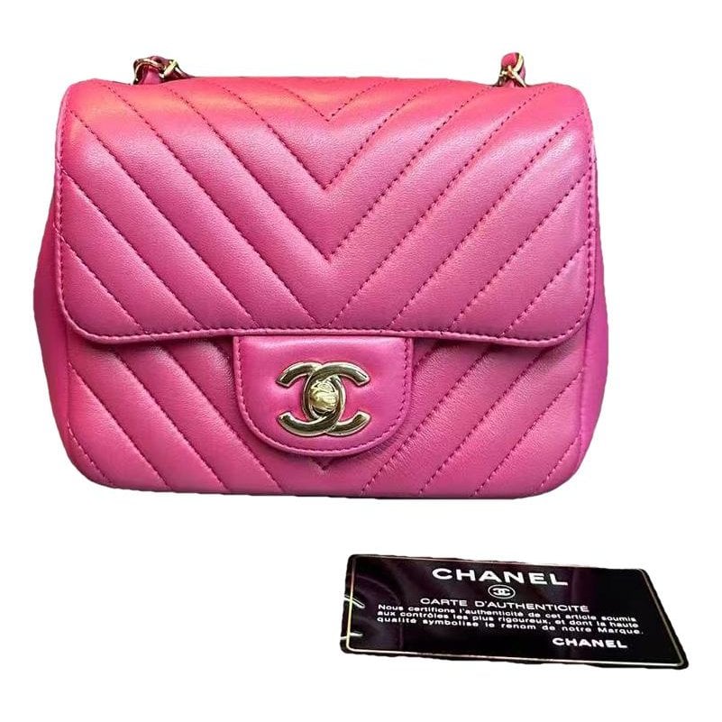 Leather handbag