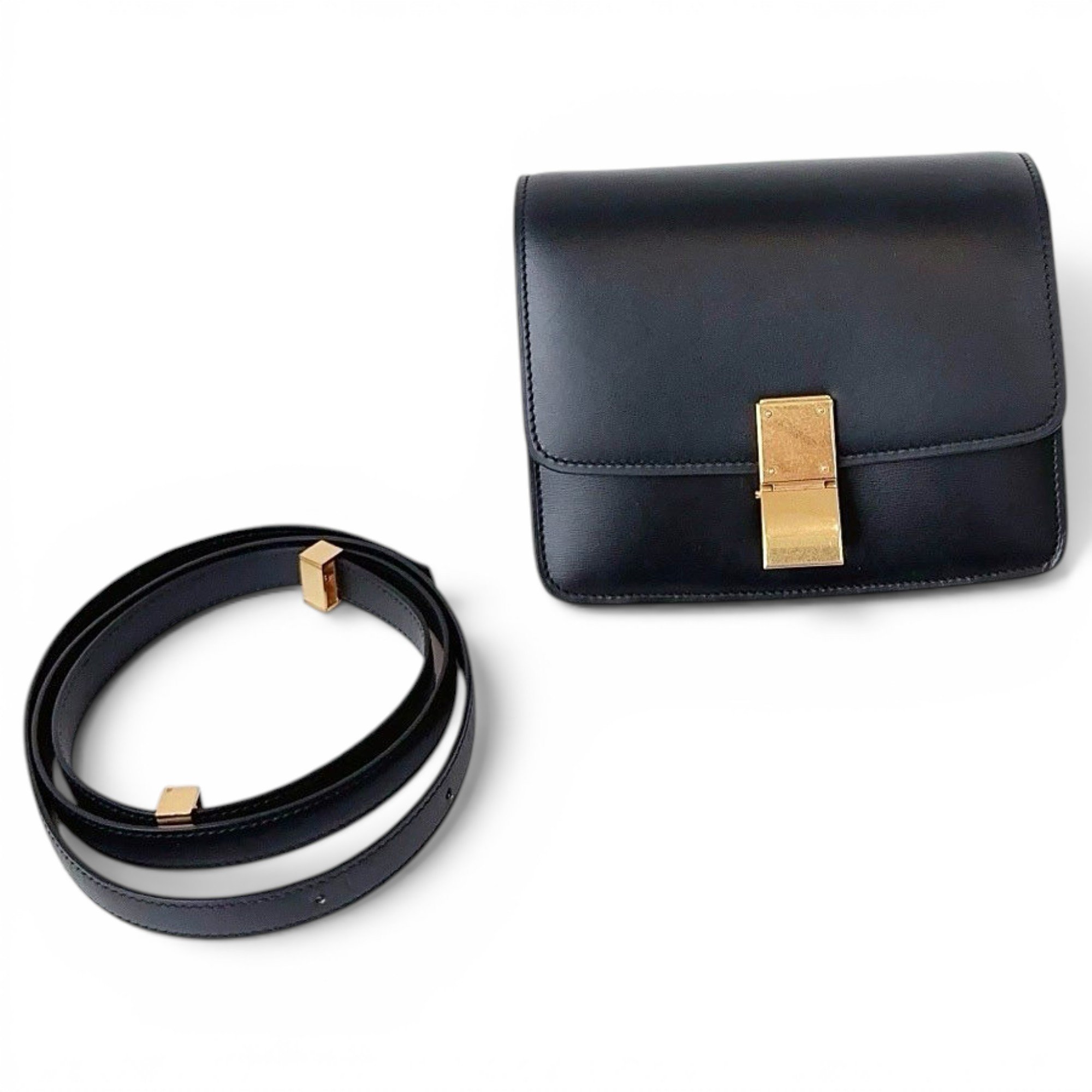 Leather crossbody bag