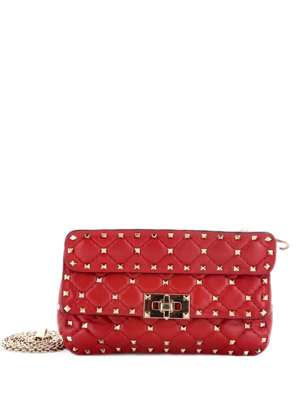 Rockstud Spike Flap Bag Quilted Leather Small crossbody bag