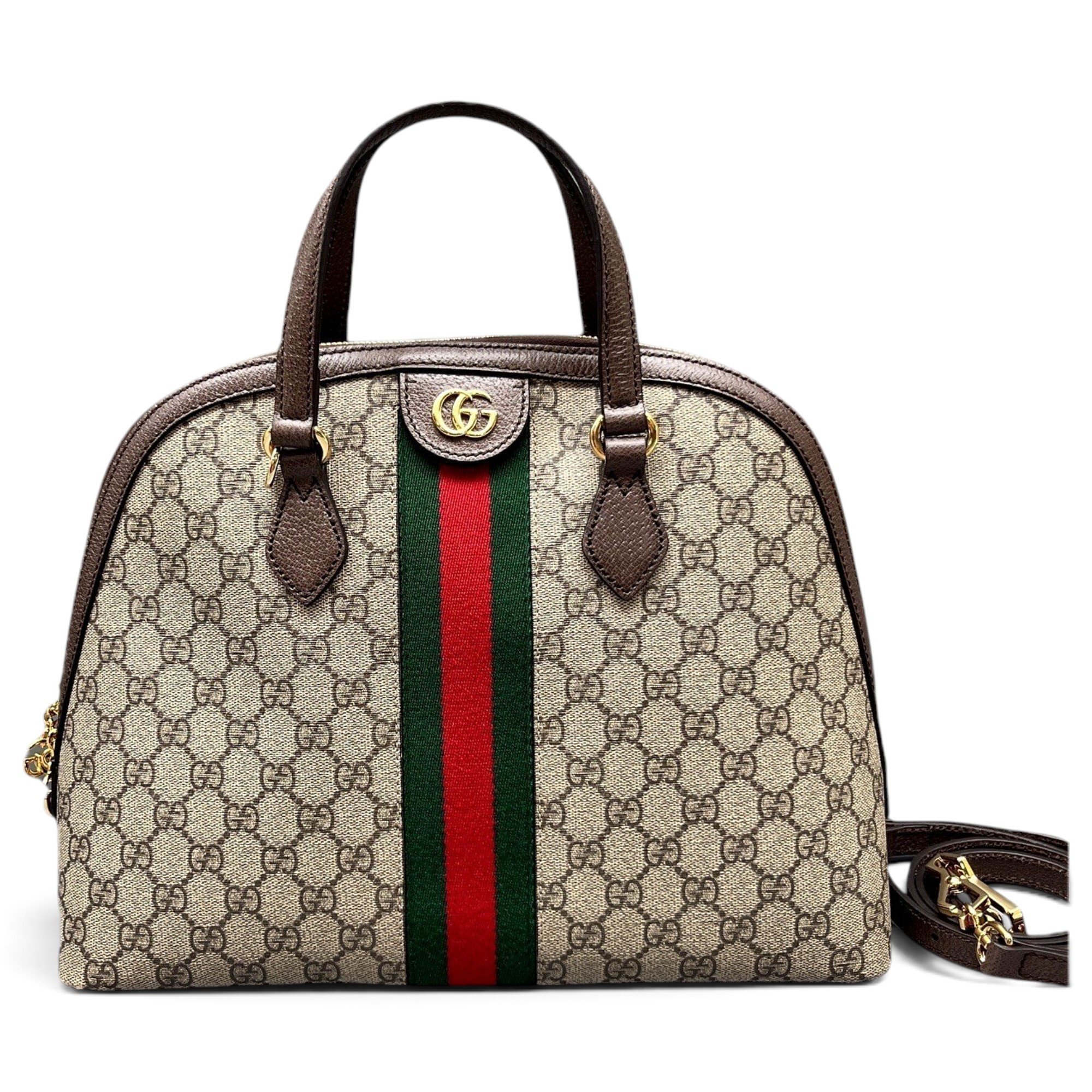 Ophidia Dome Top Handle cloth handbag