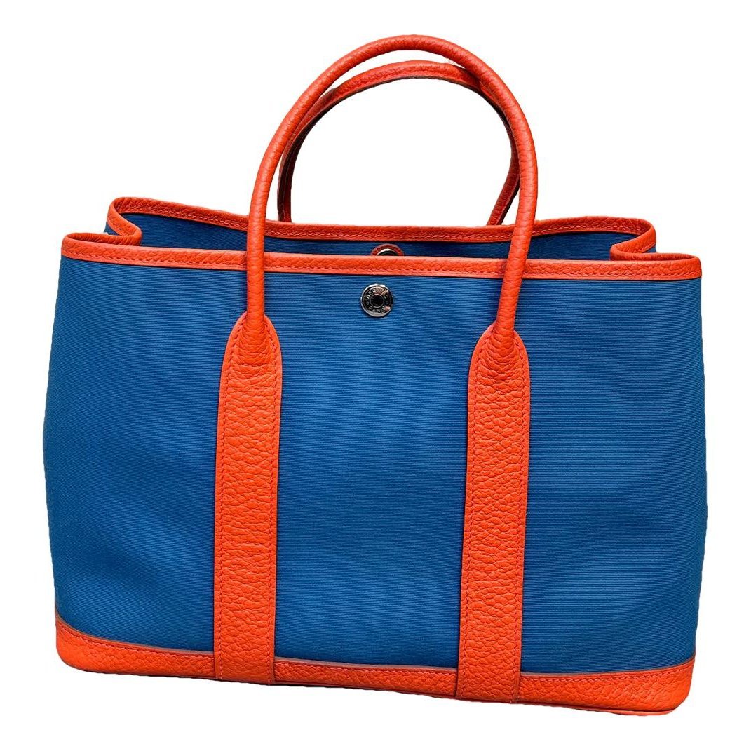 Garden Party leather handbag