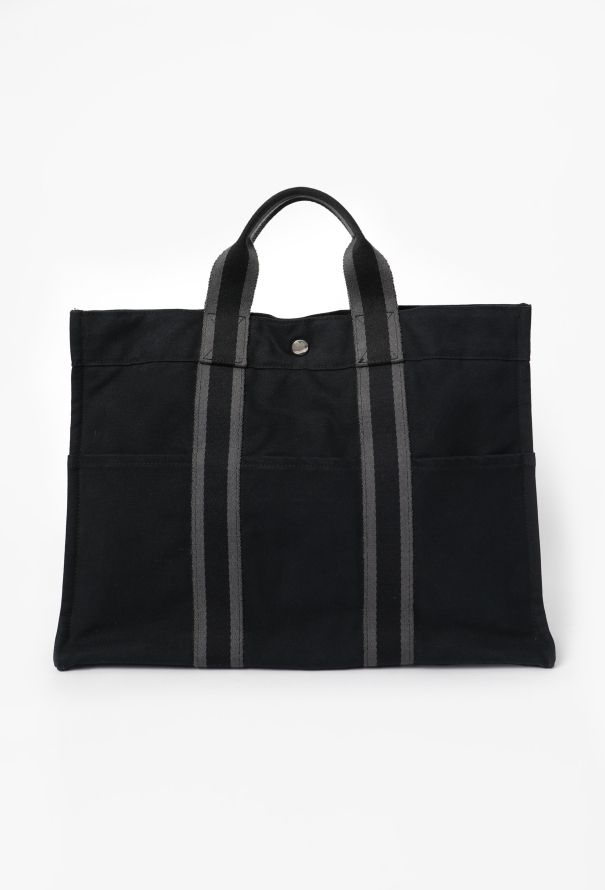 Hermes Black MM Tote Bag