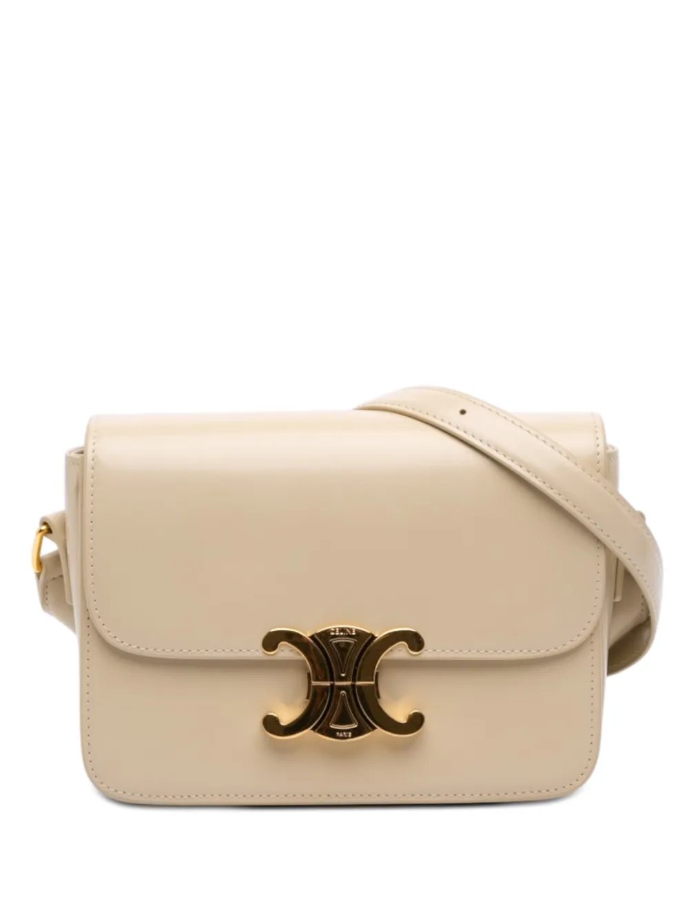 2024 Teen Shiny Calfskin Triomphe crossbody bag