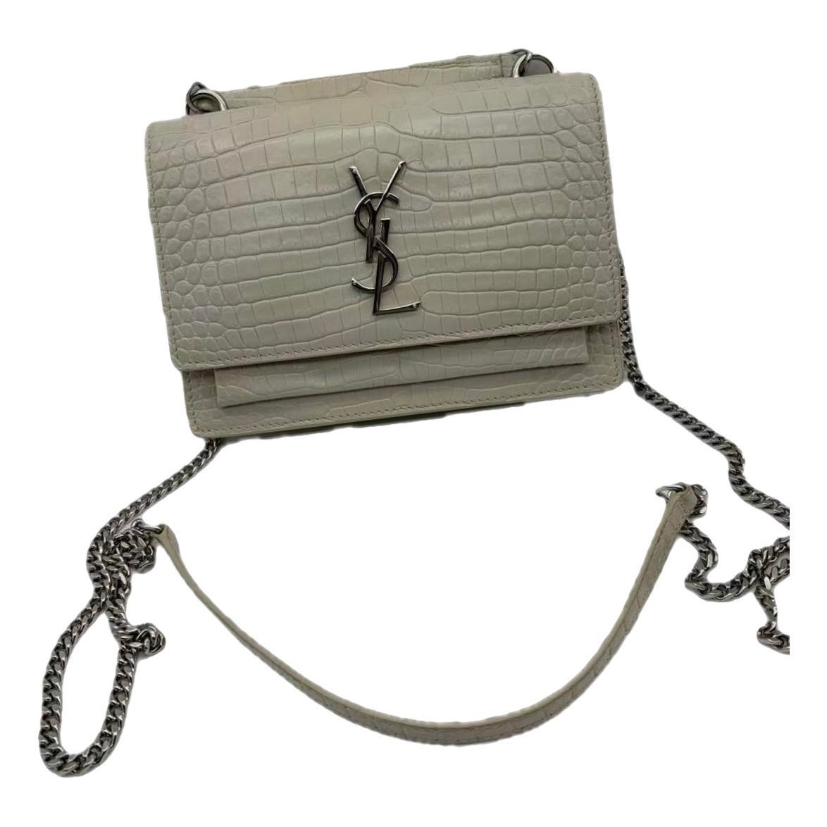 Sunset leather handbag