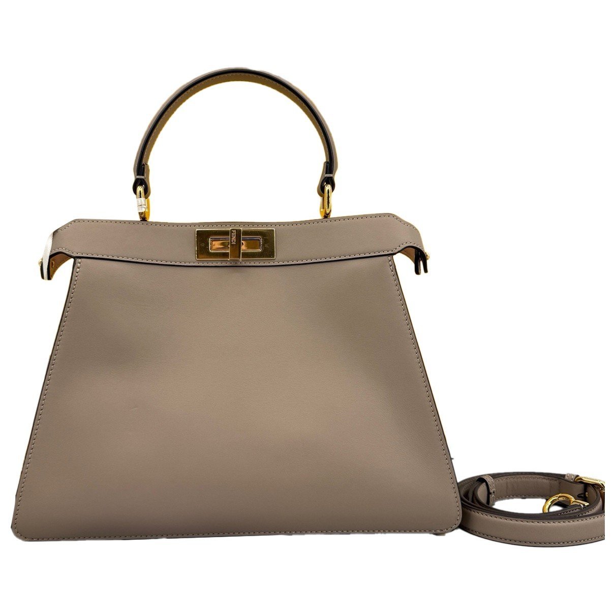 Peekaboo leather handbag