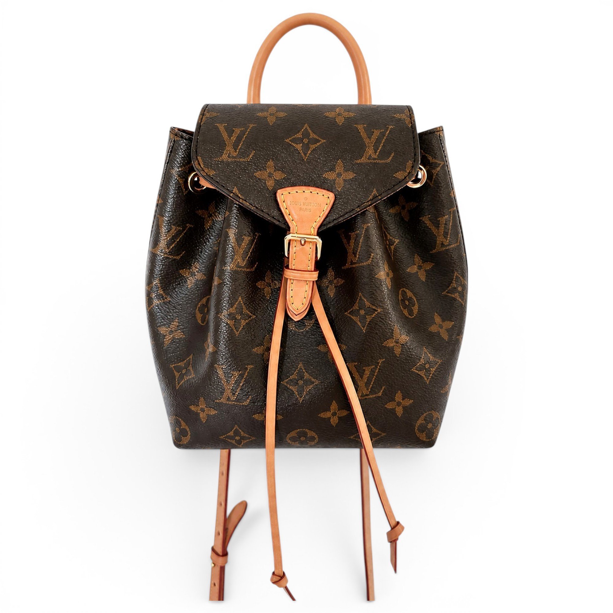 Leather backpack