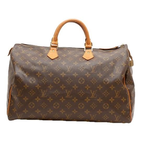 Speedy leather handbag