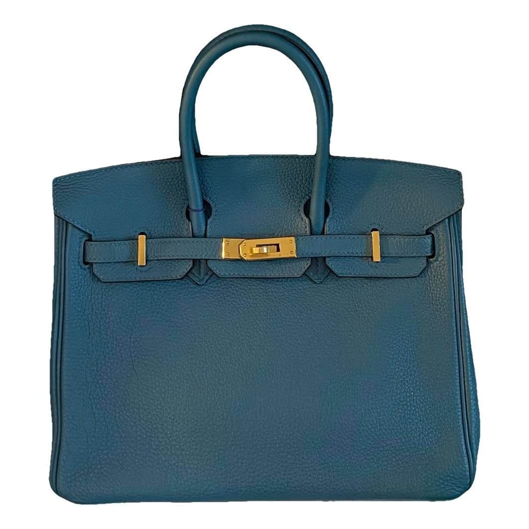 Birkin 25 leather handbag