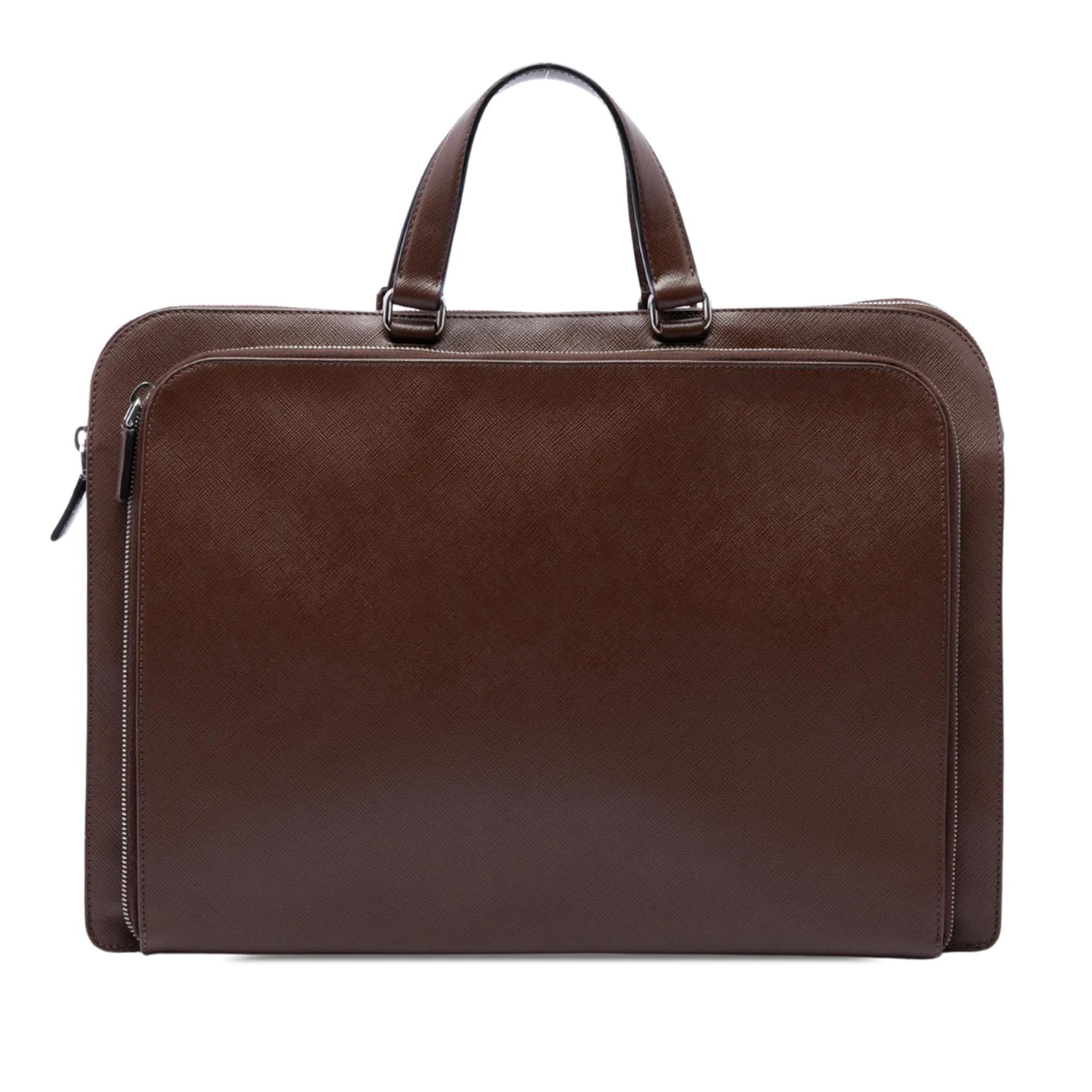 Prada Pocket leather handbag