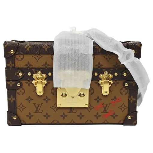 Petite Malle leather crossbody bag