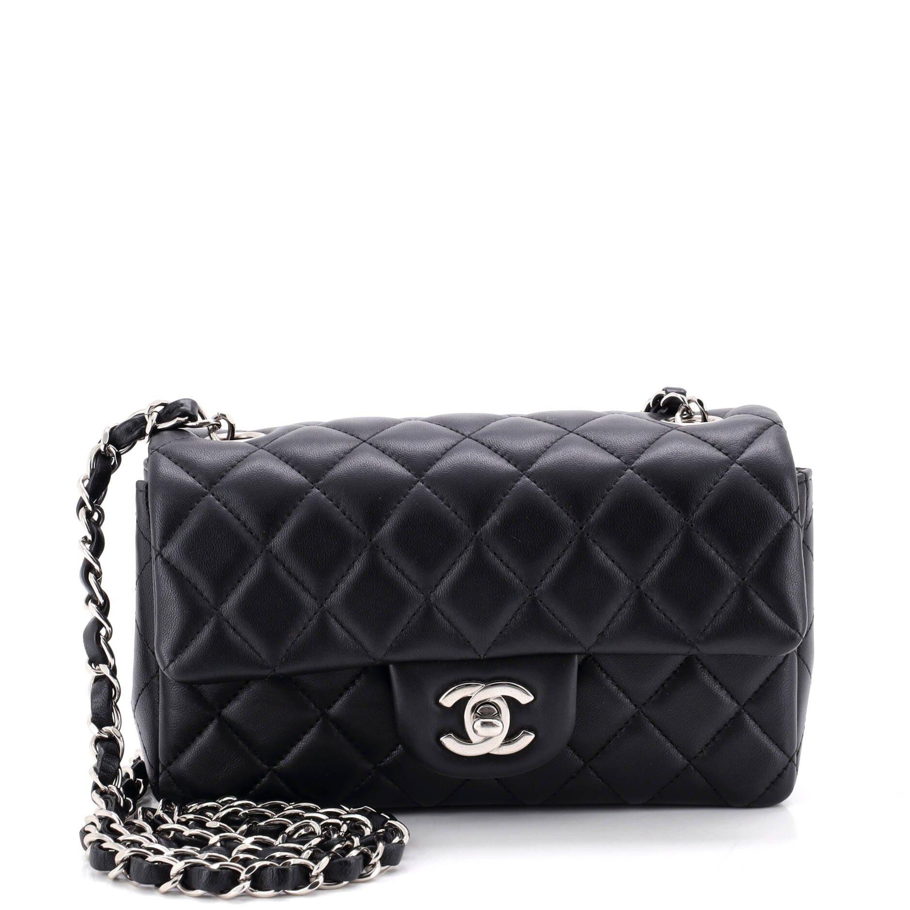 Classic Single Flap Bag Quilted Lambskin Mini
